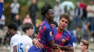 حمزة عبدالكريم يواصل التألق مع برشونة ويسجل هدفا جديدا